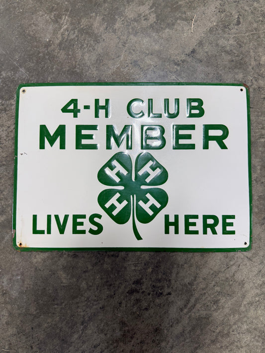 4-H Club Member SST Sign