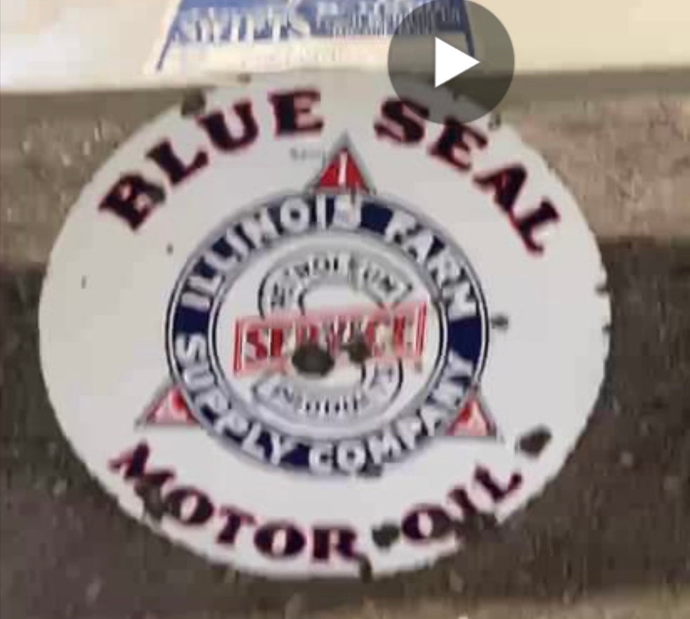 Blue Seal Motor Oil Sign