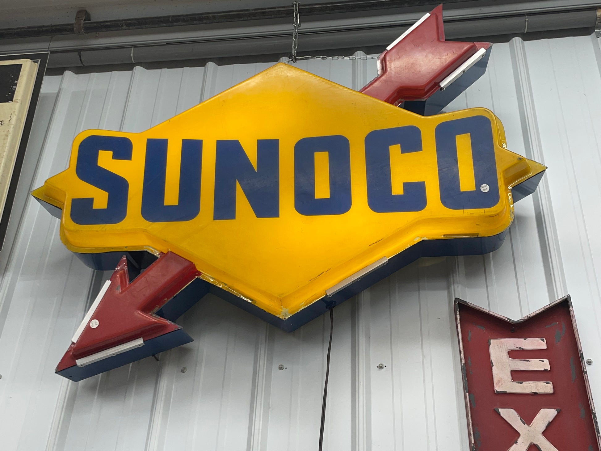 Sunoco Lighted Sign – ACT ROAD ART