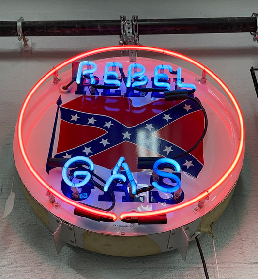 Rebel Gas Neon Sign