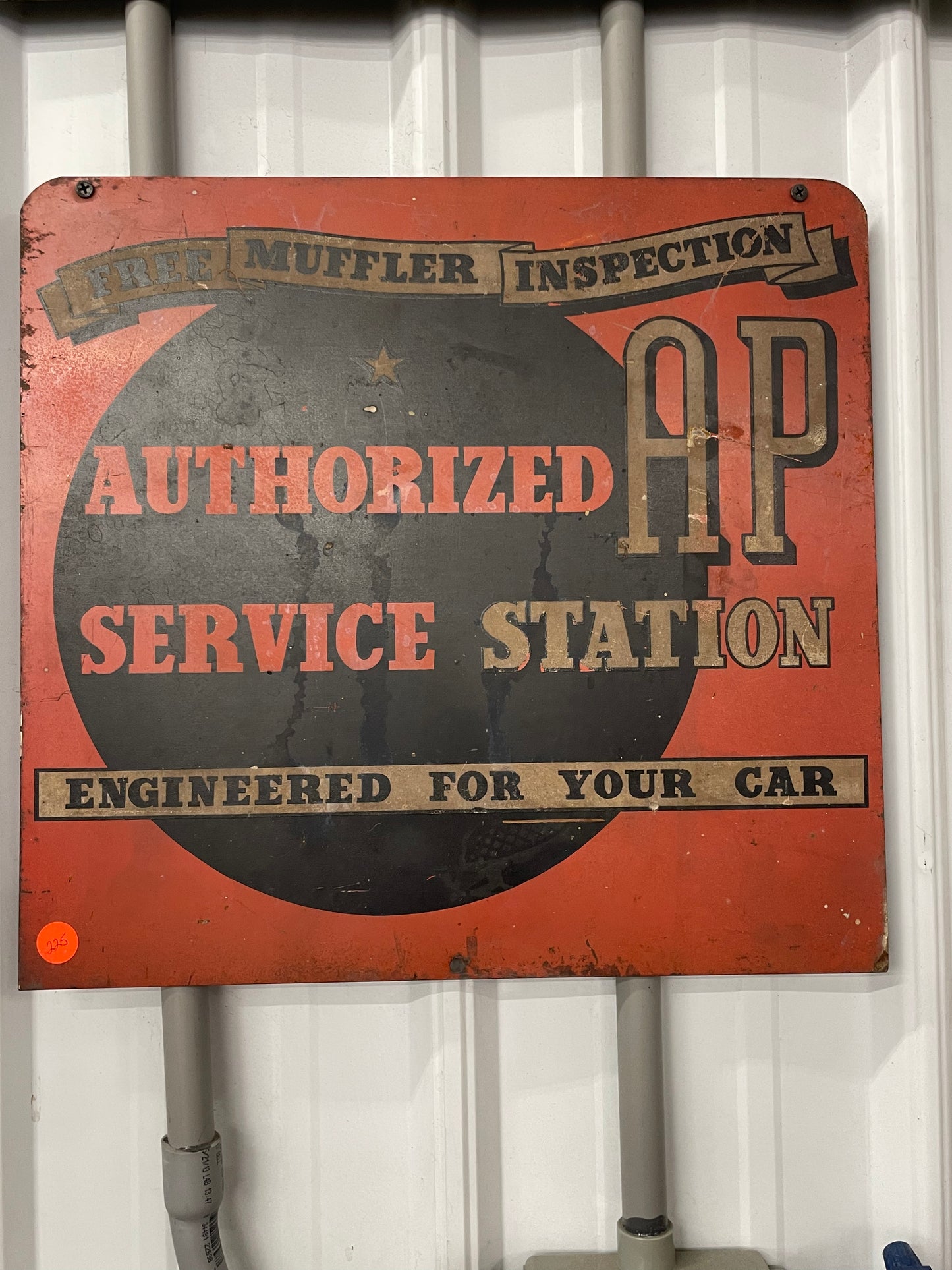 Authorized AP Service Station Sign