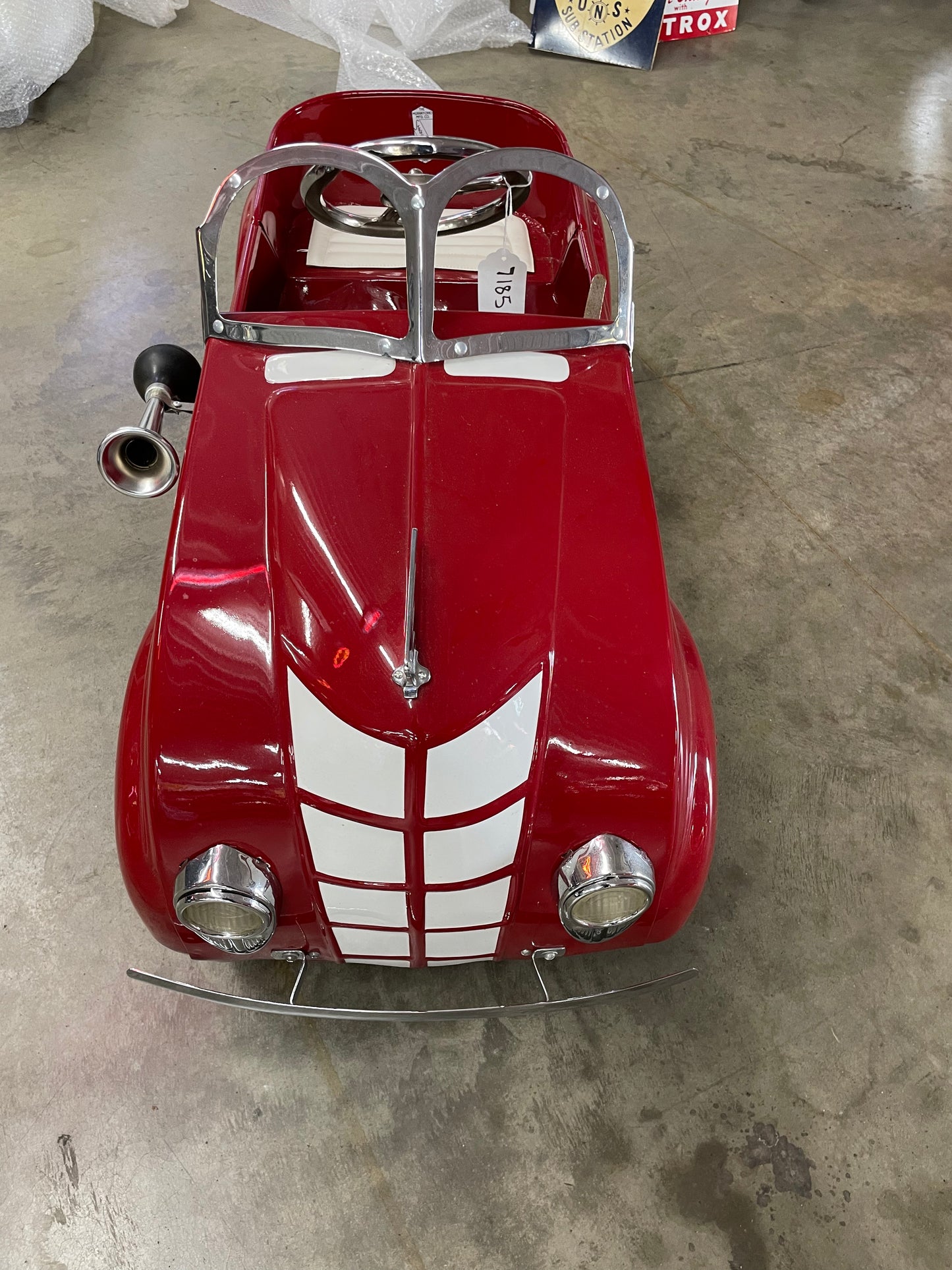 Restored Steelcraft Chrysler Airflow Pedal Car