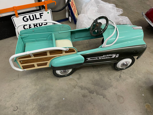 Murray Sad Face Ranch Wagon Pedal Car Restored