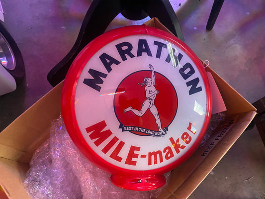 Marathon Mile-Maker Glass Globe