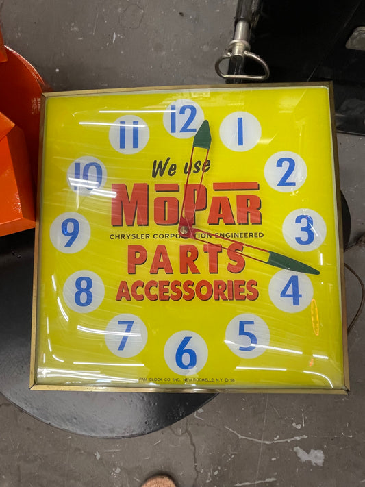 Mopar Parts Accessories Clock