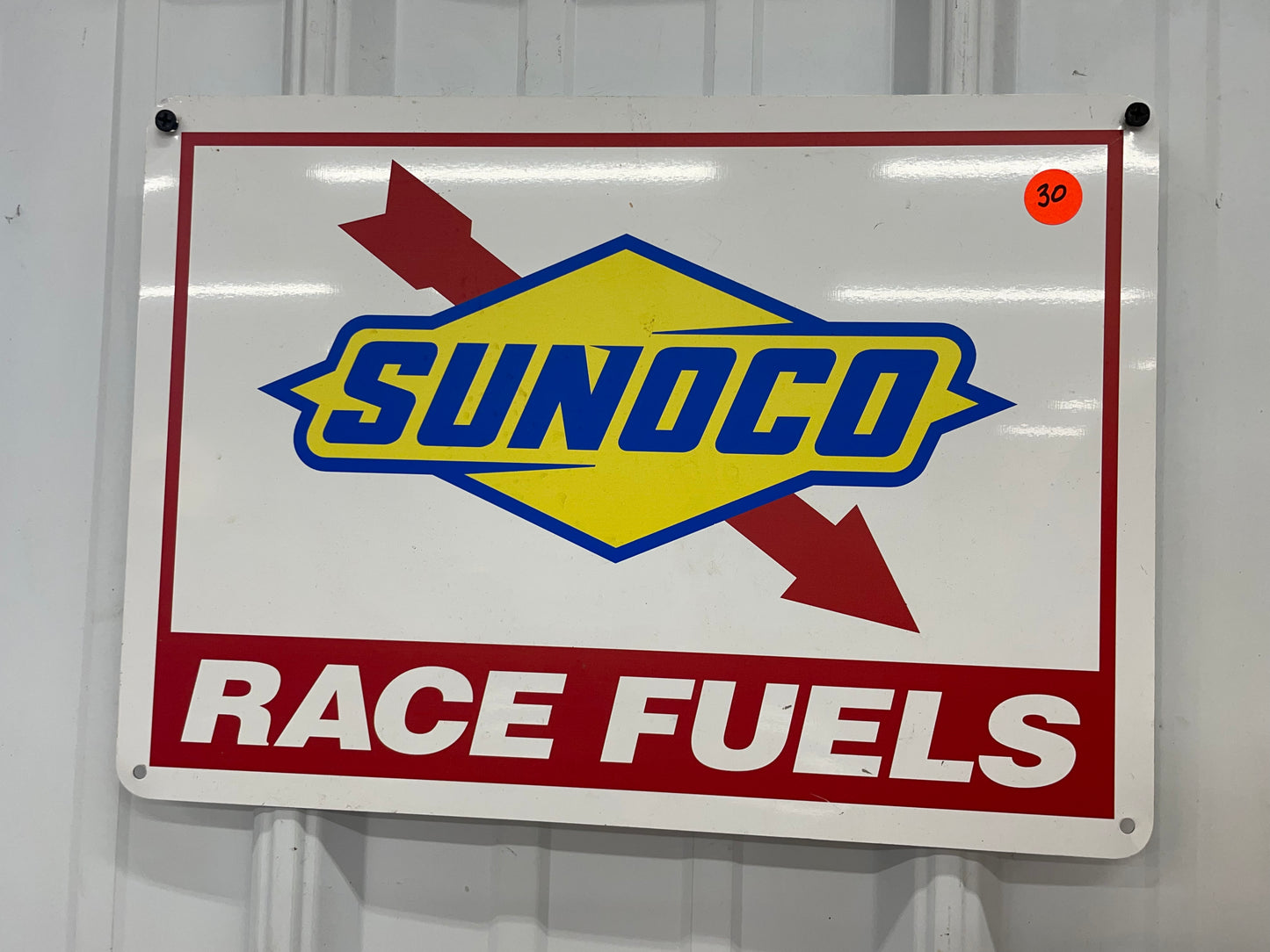 Sunoco Race Fuels Sign