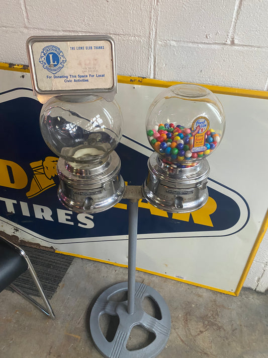 Lions Club-Ford Double Gumball Machine