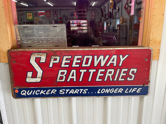 Speedway Batteries Sign