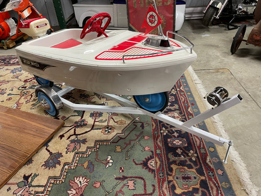 Restored Murray Jolly Roger Pedal Boat w/Trailer