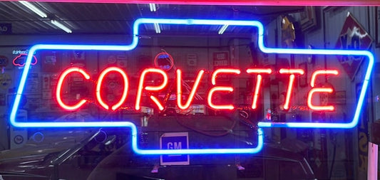 Corvette Bowtie Neon Sign