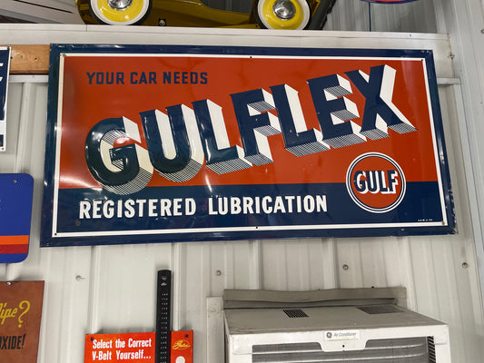 Gulflex Register Lubrication Horizontal Sign