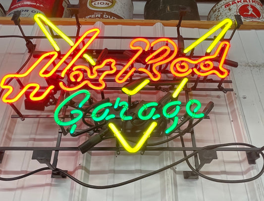 Hot Rod Garage Neon