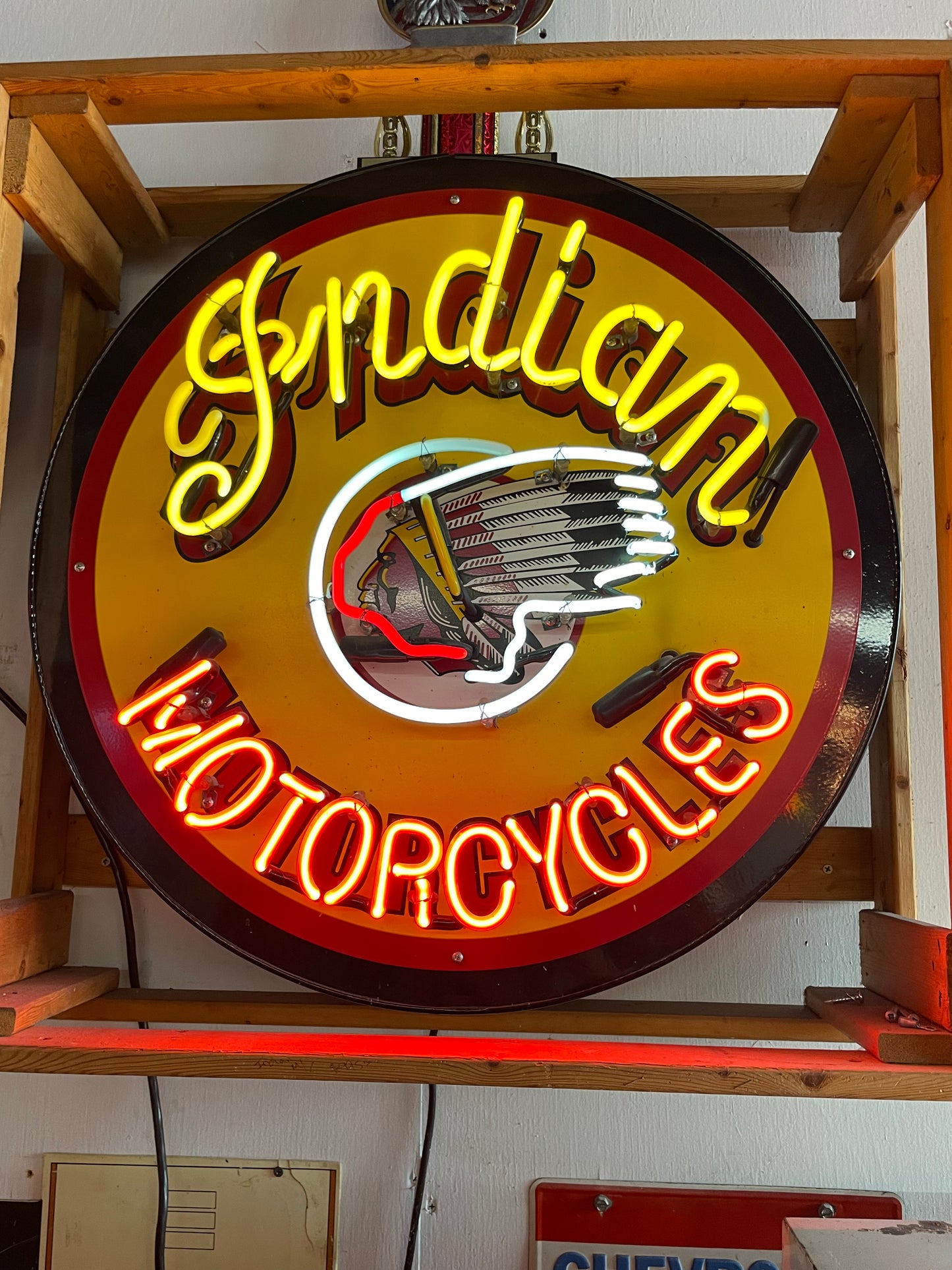 Indian Motorcycles Neon