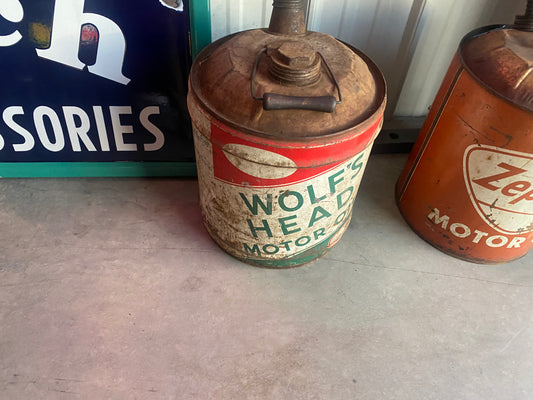 Wolfes Head Motors Can