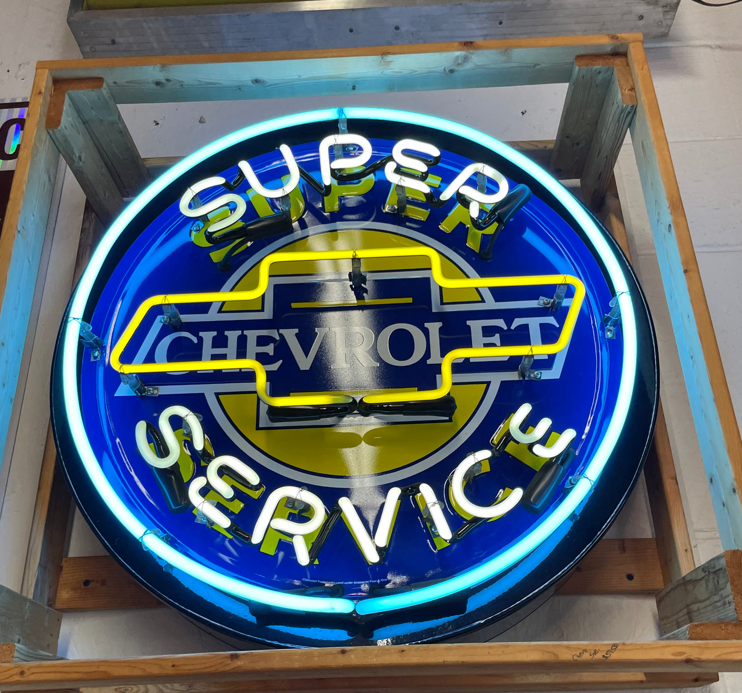 Chevrolet Super Service Neon Sign