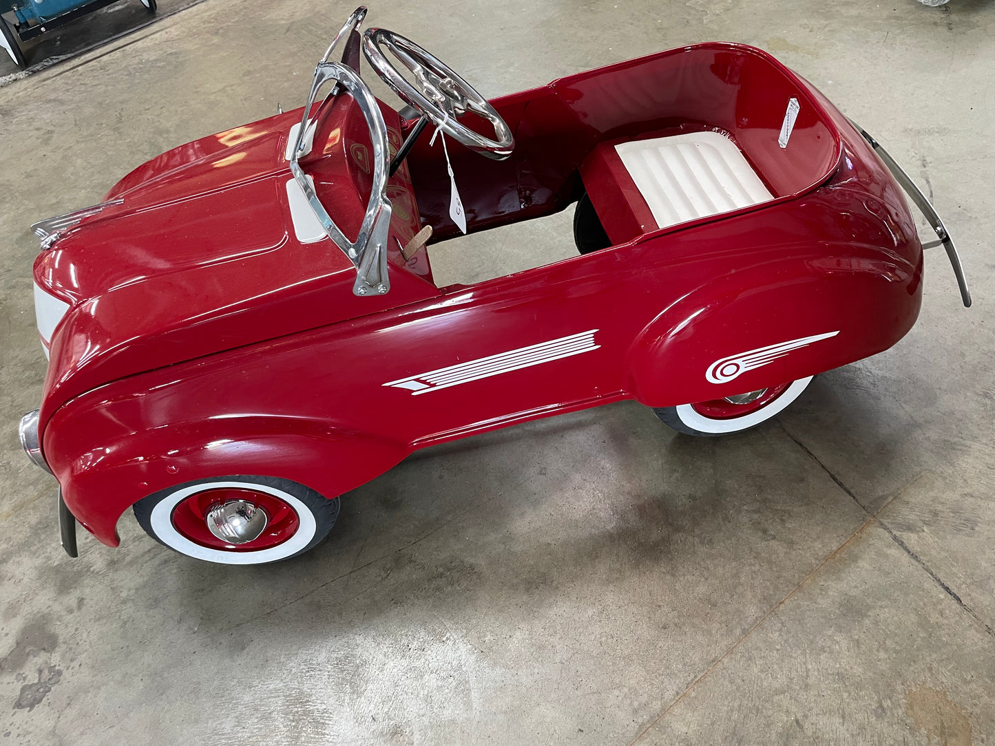 Restored Steelcraft Chrysler Airflow Pedal Car