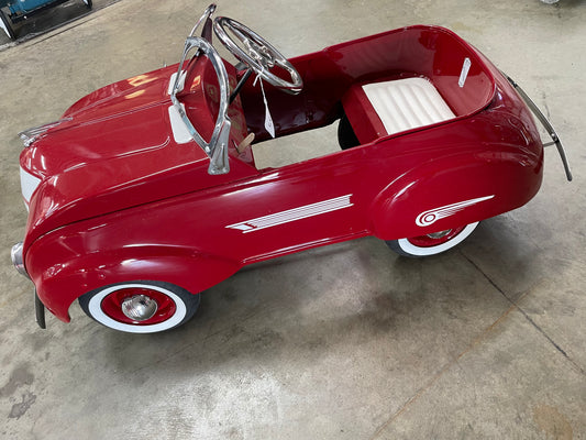 Restored Steelcraft Chrysler Airflow Pedal Car