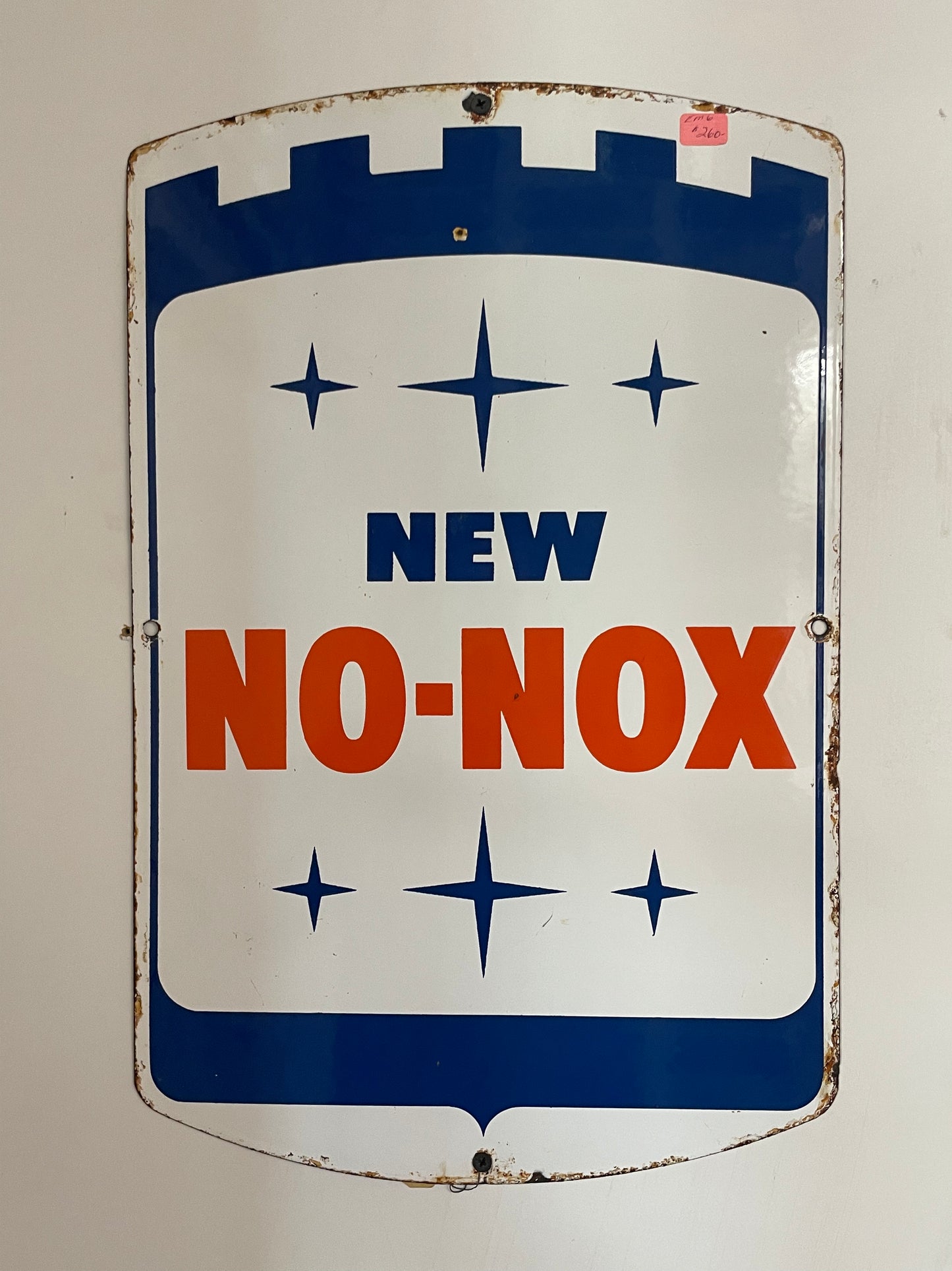 Gulf "New No-Nox" Vertical Pump Plate #1