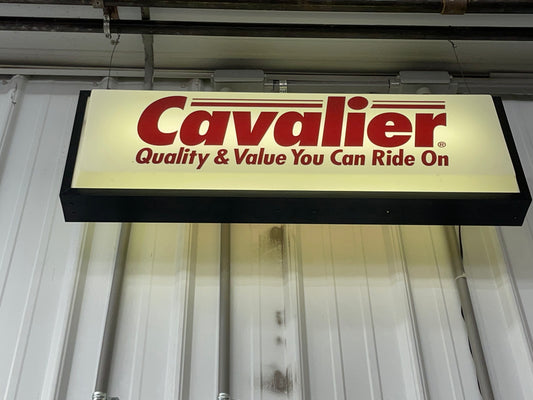 Cavalier Lighted Sign