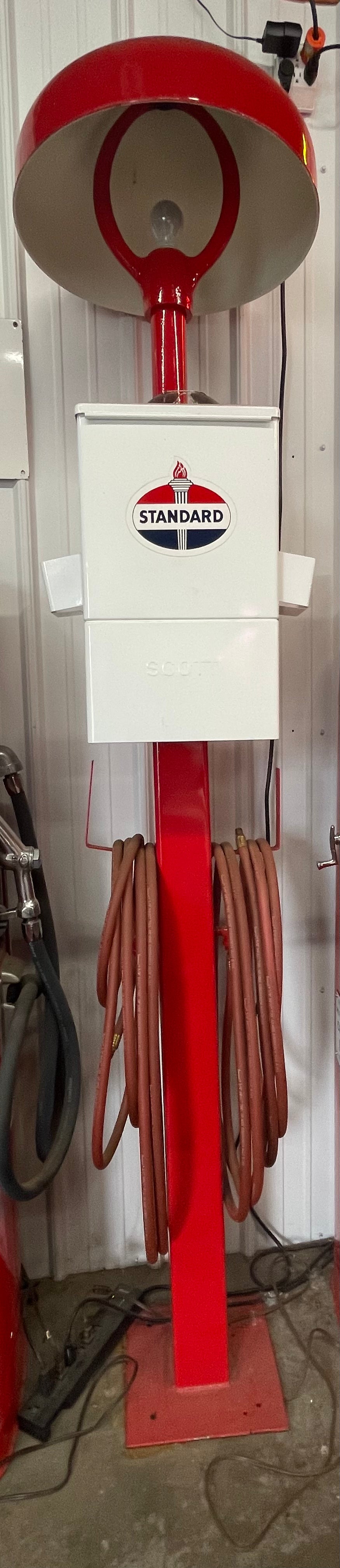 Standard Post with light and towel