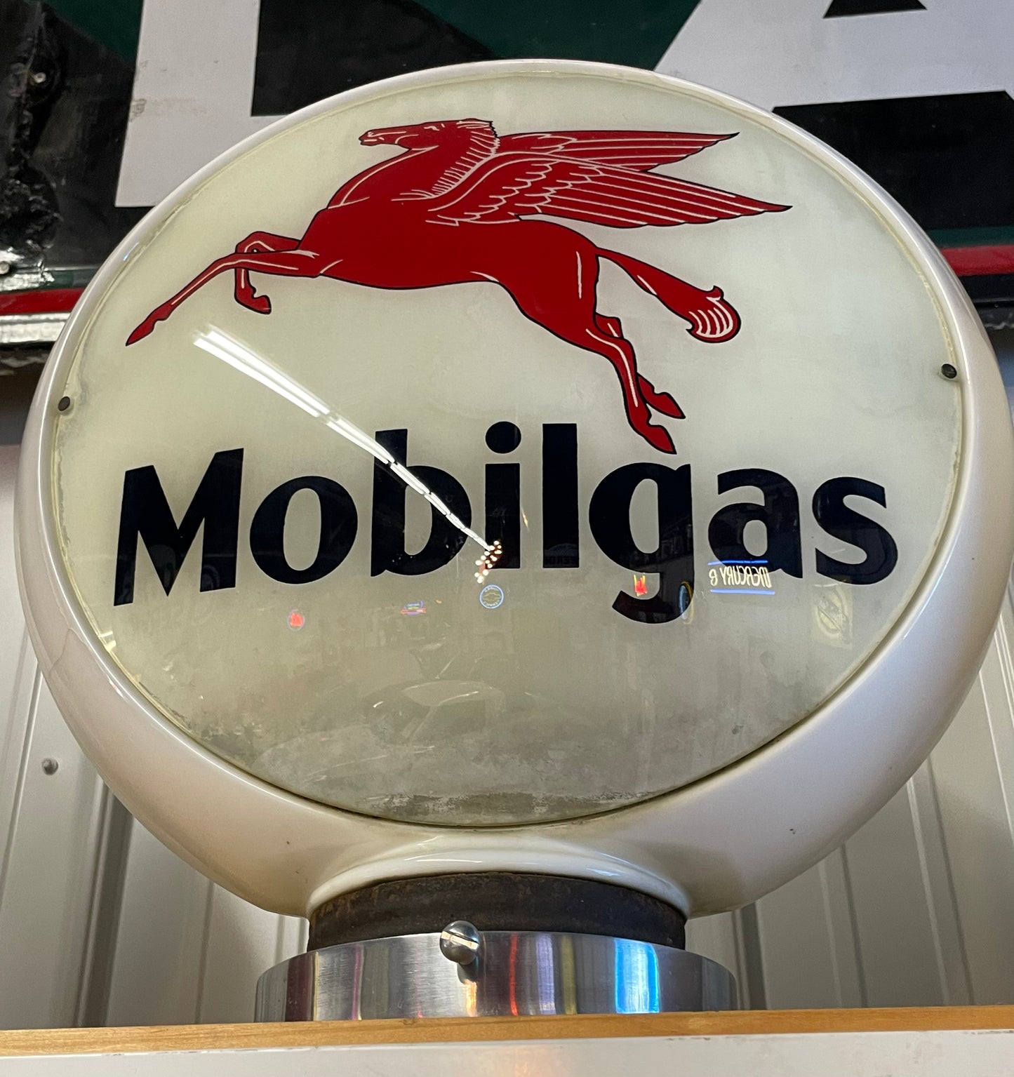 Mobilgas Pegasus Glass Globe #2