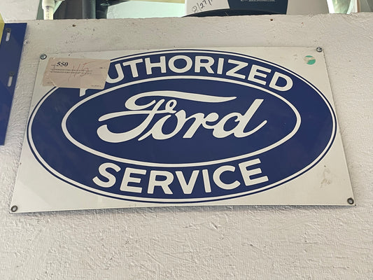 Authorized Ford Service Sign