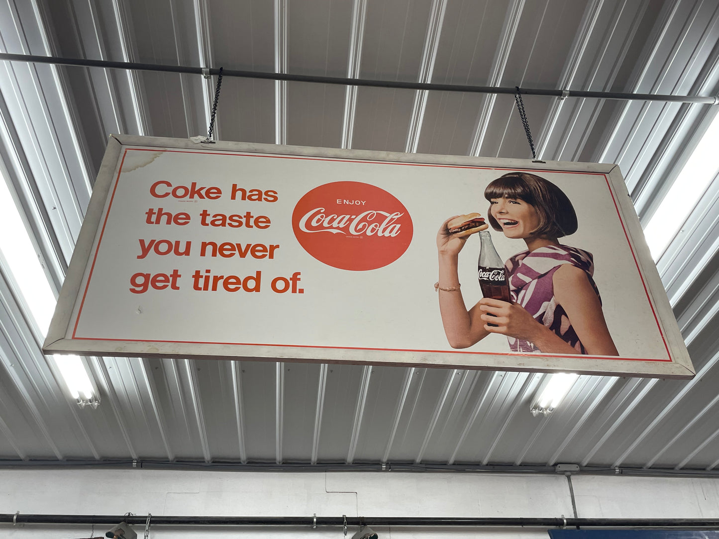 Coke Display Double Sided Board