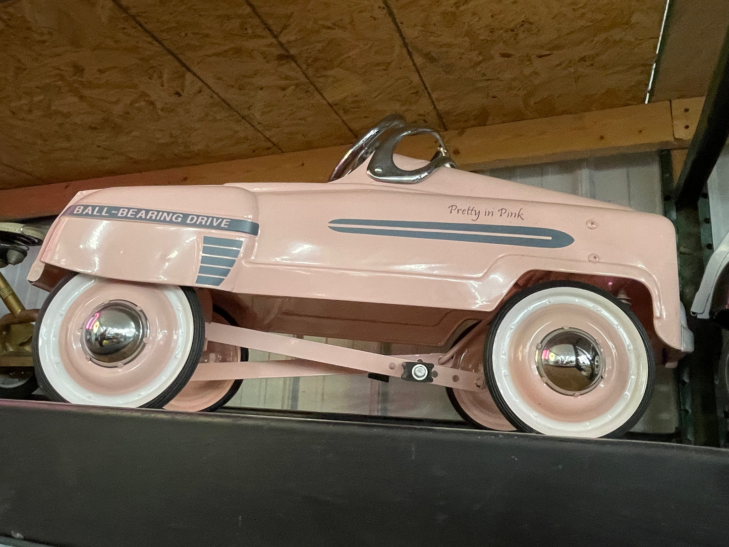 Pretty in Pink Pedal Car