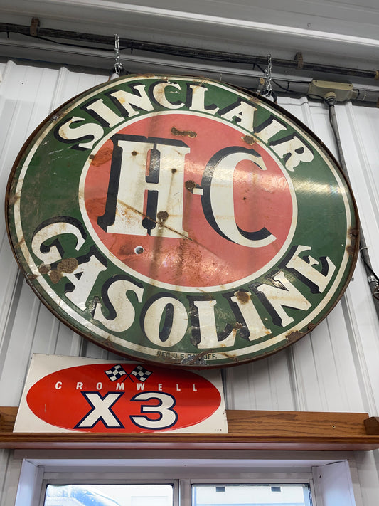 Sinclair Gasoline HC Round Sign