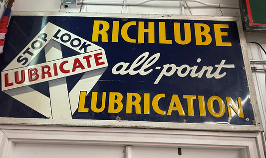 Richlube All-Point Lubrication Sign