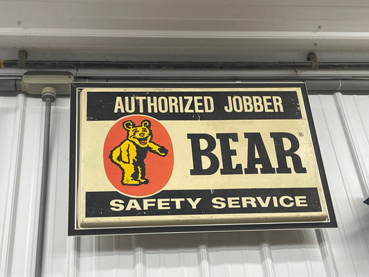 Bear Plastic Sign