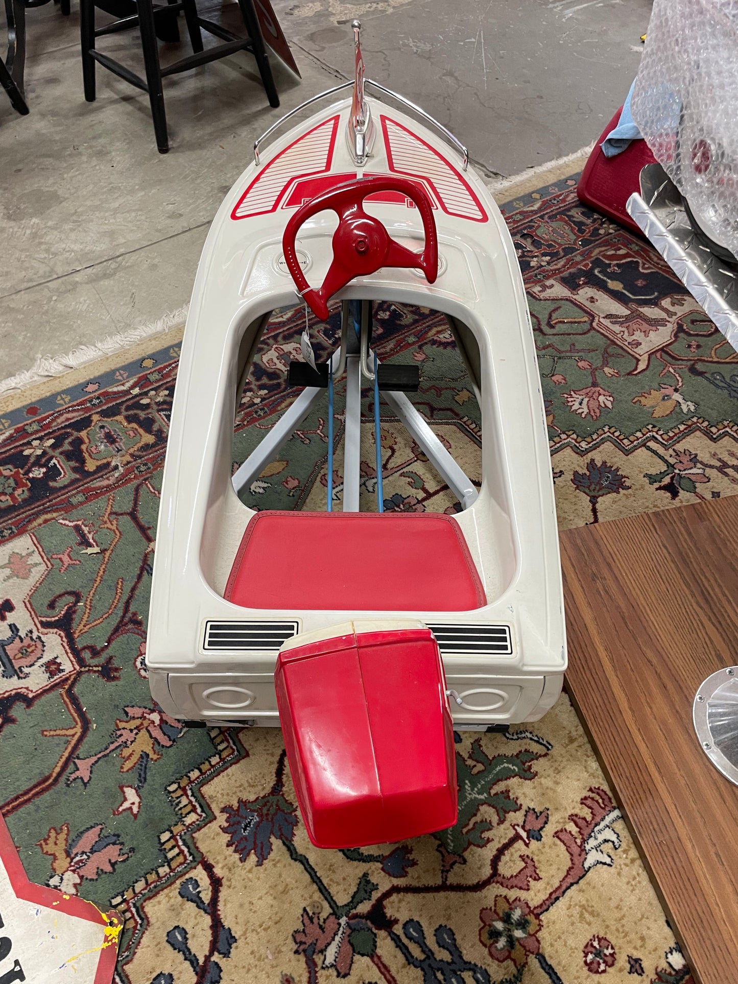 Restored Murray Jolly Roger Pedal Boat w/Trailer